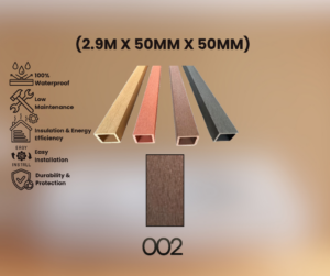 indoor tubular – 002 (2.9m x 50mm x 50mm)